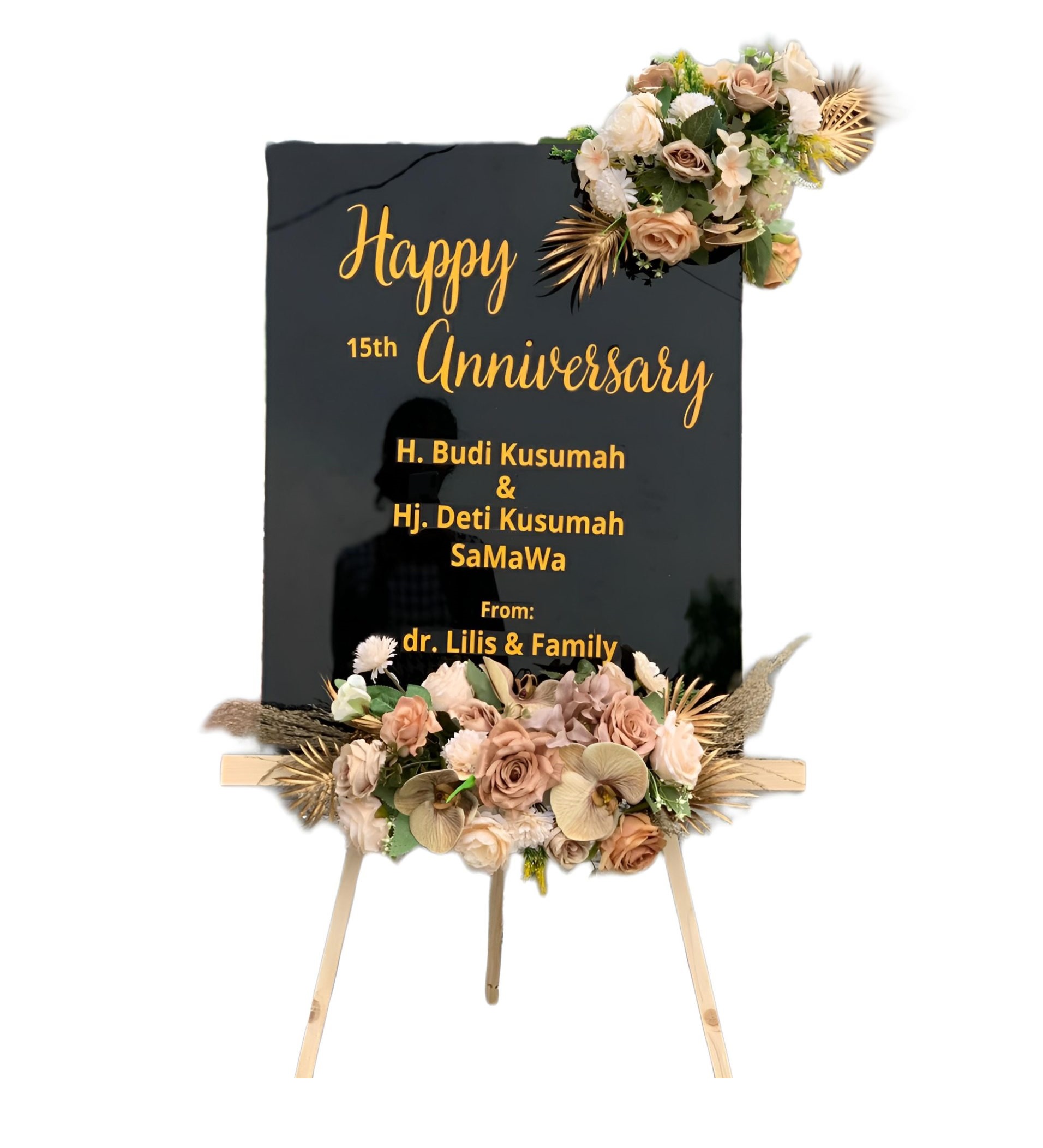 Papan Bunga Akrilik Cibodas